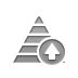 up, pyramid, pyramid up icon