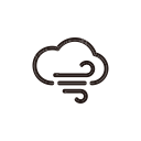 weather, wind, storm, cloudy, windy icon