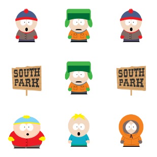 South Park icon sets preview