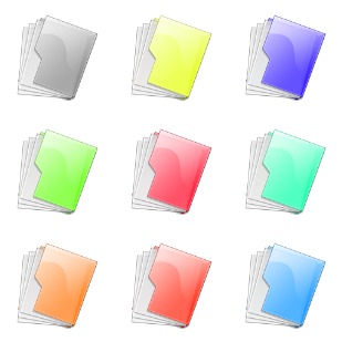 Folder Dock icon sets preview