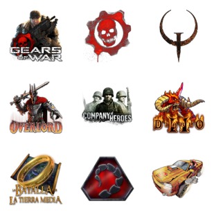 Game icon sets preview