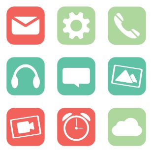 Clean and Simple icon sets preview