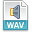 Extension, File, Wav icon