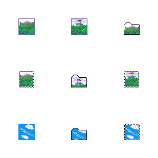 Nature 3 icon sets preview