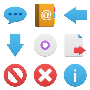 Flatastic Part 1 icon sets preview