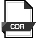 document, file, extension, cdr icon