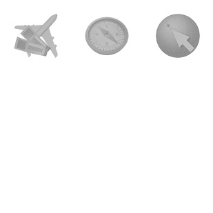 Large Travel icon sets preview
