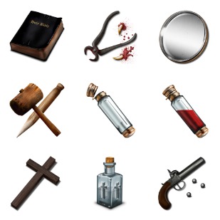 Vampire Hunter icon sets preview