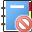 remove, del, delete, notebook icon