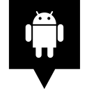 android, logo, social, media icon