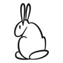 rabbit, easter, pet, food, bunny, animal, carrot icon