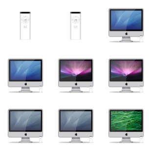 Just a bunch of Apple icon sets preview