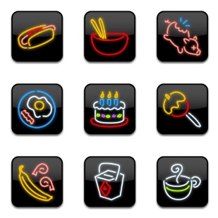 Dine-O-Matic icon sets preview