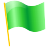 Flag, Green icon