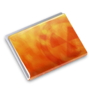 burn, folder icon