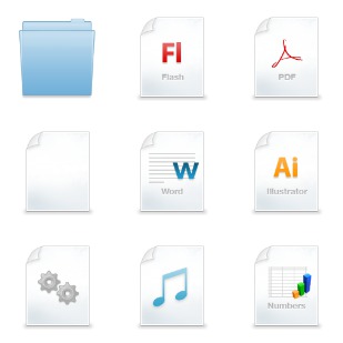 Filetype icon sets preview