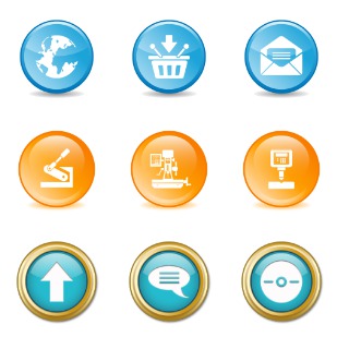 Button Design Pack icon sets preview