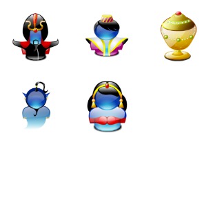 Aladdin Lumina icon sets preview