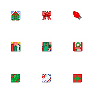 Christmas 1 icon sets preview