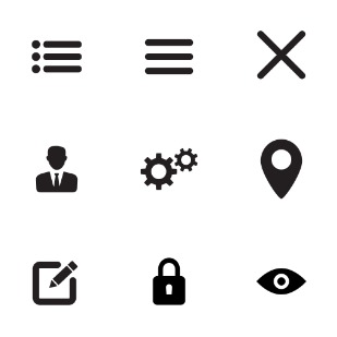 Internet and web flat icon sets preview