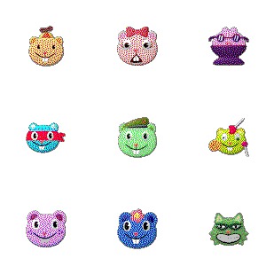Happy Tree Friends icon sets preview