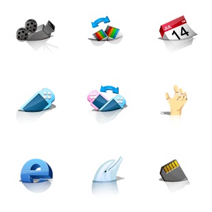 Drifting icon sets preview