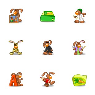 Rabbit XP icon sets preview
