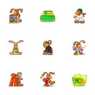 Rabbit XP icon sets preview