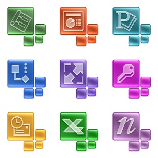 Microsoft Office 2003 Vol. 2 icon sets preview
