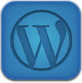 Blue, Wordpress icon