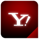 yahoo,glow icon