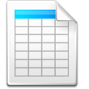 spreadsheet, calendar, file icon