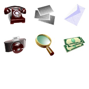 Private Eye Act 1 icon sets preview