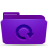 backup, folder, violet icon
