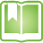 green, book, open, basic, bookmark icon