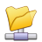 folder, network icon