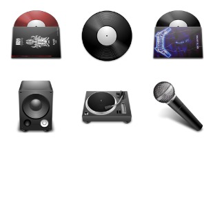 BE The DJ icon sets preview