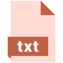 file, format, extension, txt, document icon