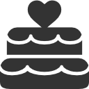 cake, wedding icon