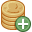 coin,stack,gold icon