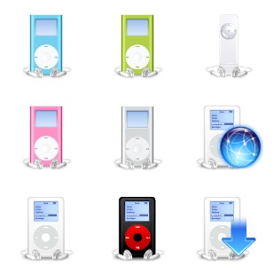 iPods icon sets preview