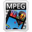 mpeg, video, mpg icon