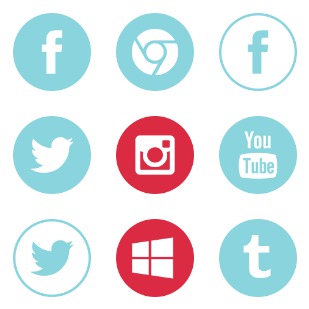 Social Media ! icon sets preview