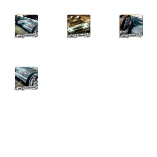 NFS Most Wanted icon sets preview