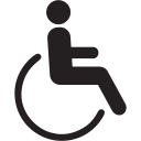 person, accessible, wheelchair, disability, disabled, disable, handicap icon