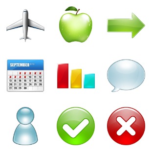 Web 2 icon sets preview