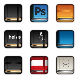 Rounded Square icon sets preview