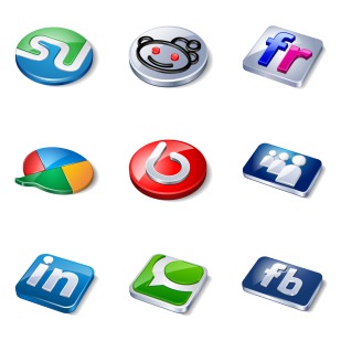 Social Buzz icon sets preview