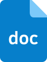 file, format, document, doc, extension icon