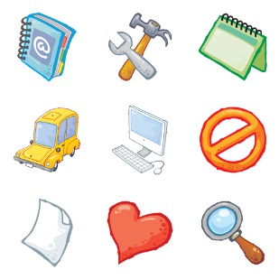 Desktoon icon sets preview